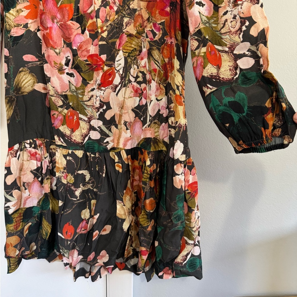 Meadow rue by Anthropologie. Floral Fall dress. Size 4 - Picture 3 of 8